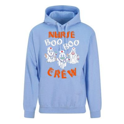 Boo Nurse Scrub Funny Ghost Halloween Unisex Surf Hoodie