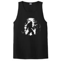 Bigfoot Night Stroll Cool Full Moon & Tree Tunnel Sasquatch PosiCharge Competitor Tank