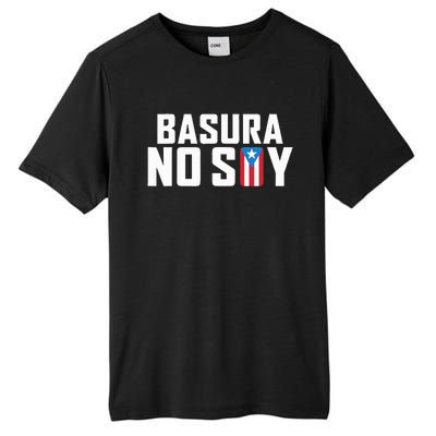 Basura No Soy Puerto Rico Flag IM Not Garbage Spanish 2024 Tall Fusion ChromaSoft Performance T-Shirt