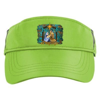 Beautiful Nativity Scene Jesus Christmas Graphic Gift Adult Drive Performance Visor