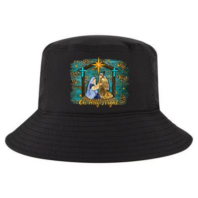 Beautiful Nativity Scene Jesus Christmas Graphic Gift Cool Comfort Performance Bucket Hat