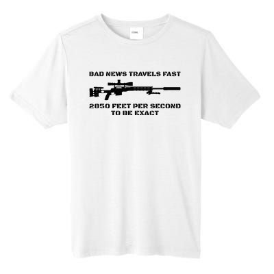 Bad News Sniper Rifle Army Joke Military Humor Tall Fusion ChromaSoft Performance T-Shirt