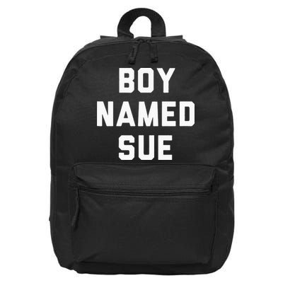 Boy Named Sue Tank Country Music Festival Classic Country 16 in Basic Backpack