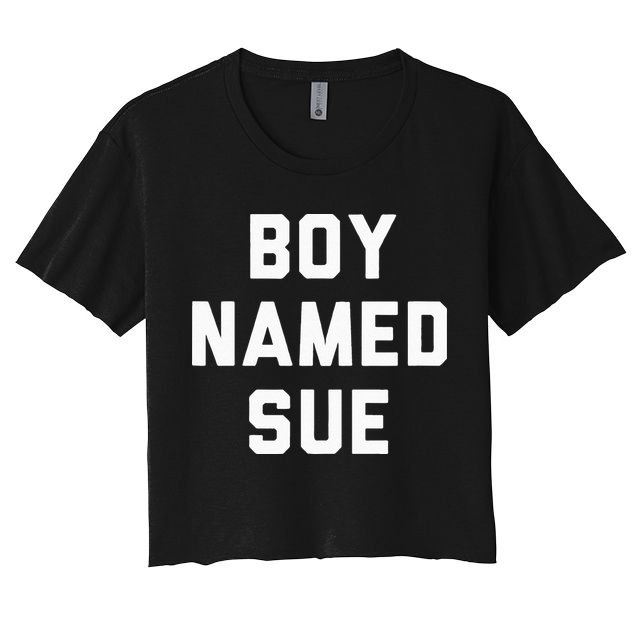 Boy Named Sue Tank Country Music Festival Classic Country Crop Top
