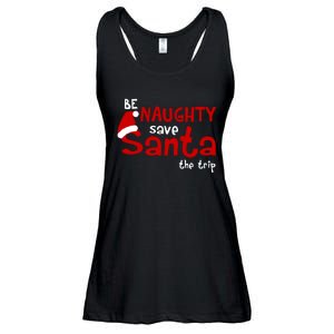 Be Naughty Save Santa The Trip Ladies Essential Flowy Tank