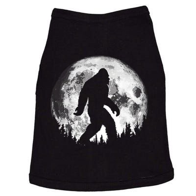 Bigfoot Night Stroll! Cool Full Moon Night & Trees Sasquatch Doggie Tank