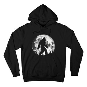 Bigfoot Night Stroll! Cool Full Moon Night & Trees Sasquatch Hoodie