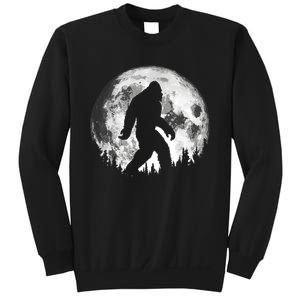 Bigfoot Night Stroll! Cool Full Moon Night & Trees Sasquatch Sweatshirt