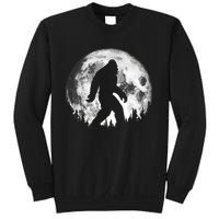 Bigfoot Night Stroll! Cool Full Moon Night & Trees Sasquatch Sweatshirt