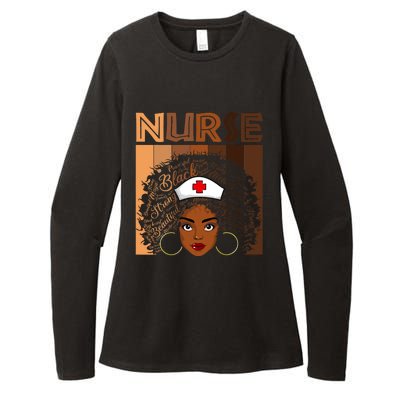 Black Nurse Shirts For Women Girl African Melanin Nursing Womens CVC Long Sleeve Shirt