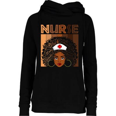 Black Nurse Shirts For Women Girl African Melanin Nursing Womens Funnel Neck Pullover Hood