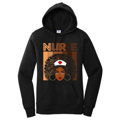 Black Nurse Shirts For Women Girl African Melanin Nursing Women's Pullover Hoodie