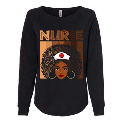 Black Nurse Shirts For Women Girl African Melanin Nursing Womens California Wash Sweatshirt