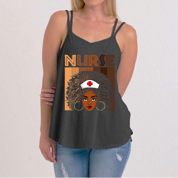 Black Nurse Shirts For Women Girl African Melanin Nursing Women's Strappy Tank