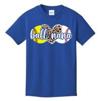 Ball Nana Softball Baseball Nana Of Ballers Great Gift Kids T-Shirt