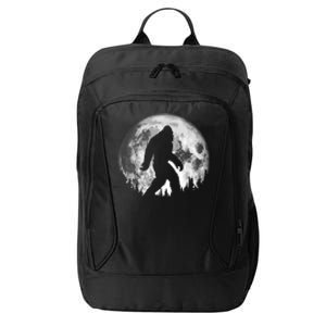 Bigfoot Night Stroll! Cool Full Moon & Trees Sasquatch City Backpack