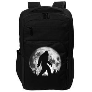 Bigfoot Night Stroll! Cool Full Moon & Trees Sasquatch Impact Tech Backpack