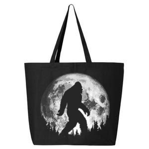 Bigfoot Night Stroll! Cool Full Moon & Trees Sasquatch 25L Jumbo Tote