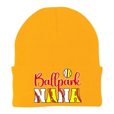 Ballpark Nana Softball Knit Cap Winter Beanie