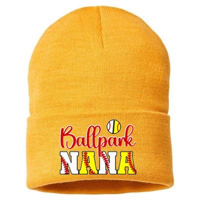 Ballpark Nana Softball Sustainable Knit Beanie