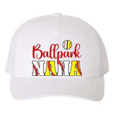 Ballpark Nana Softball Yupoong Adult 5-Panel Trucker Hat