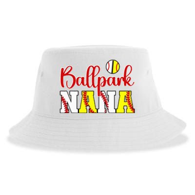 Ballpark Nana Softball Sustainable Bucket Hat