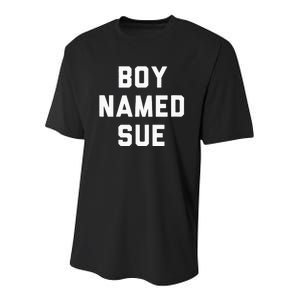 Boy Named Sue Tank Country Music Festival Classic Country Youth Performance Sprint T-Shirt