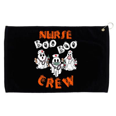 Boo Nurse Scrub Funny Ghost Halloween Costumes Grommeted Golf Towel