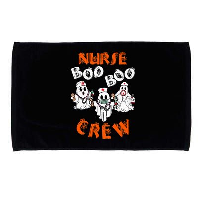 Boo Nurse Scrub Funny Ghost Halloween Costumes Microfiber Hand Towel