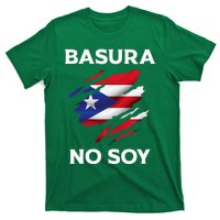 Basura No Soy Puerto Rico Flag Boricua T-Shirt