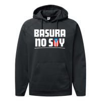 Basura No Soy Puerto Rico Flag Boricua Performance Fleece Hoodie