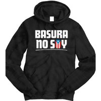 Basura No Soy Puerto Rico Flag Boricua Tie Dye Hoodie