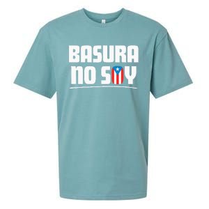 Basura No Soy Puerto Rico Flag Boricua Sueded Cloud Jersey T-Shirt