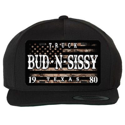 Bud N Sissy Texas Cowboy Wool Snapback Cap