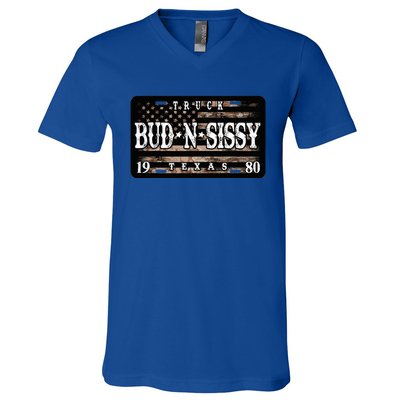 Bud N Sissy Texas Cowboy V-Neck T-Shirt