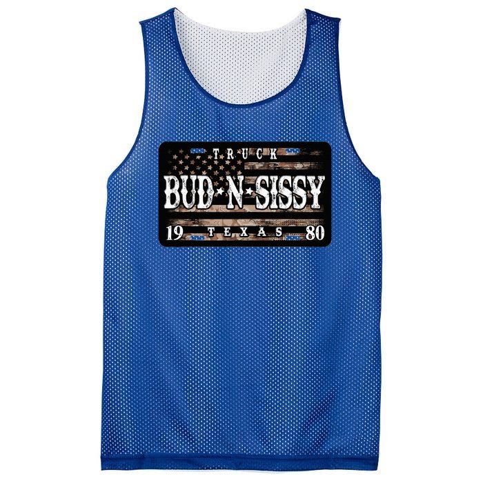 Bud N Sissy Texas Cowboy Mesh Reversible Basketball Jersey Tank