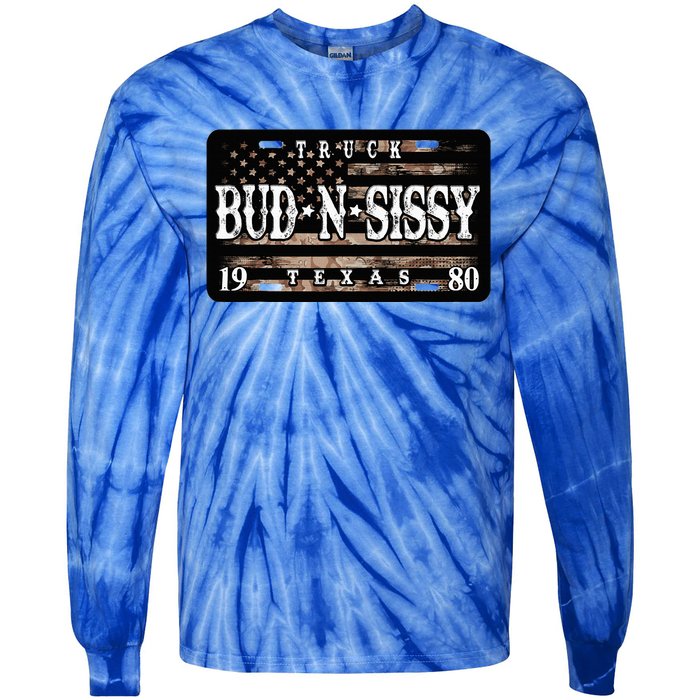 Bud N Sissy Texas Cowboy Tie-Dye Long Sleeve Shirt