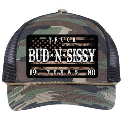 Bud N Sissy Texas Cowboy Retro Rope Trucker Hat Cap