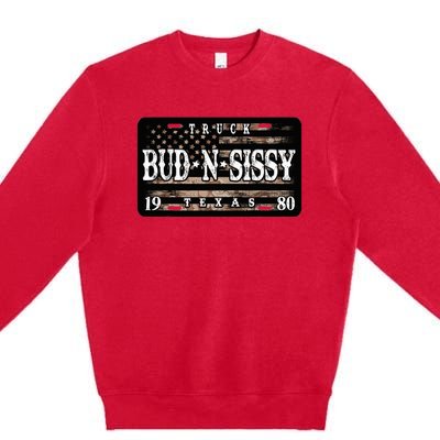 Bud N Sissy Texas Cowboy Premium Crewneck Sweatshirt