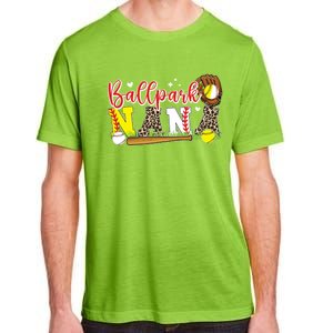 Ballpark Nana Softball Baseball Nana Of Ballers Funny Gift Adult ChromaSoft Performance T-Shirt