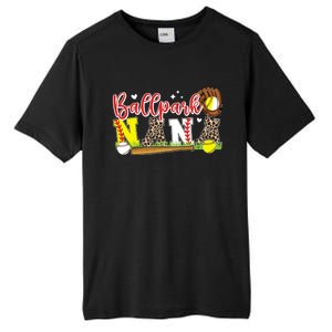 Ballpark Nana Softball Baseball Nana Of Ballers Funny Gift Tall Fusion ChromaSoft Performance T-Shirt