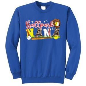 Ballpark Nana Softball Baseball Nana Of Ballers Funny Gift Sweatshirt