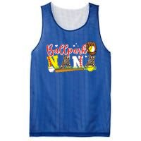 Ballpark Nana Softball Baseball Nana Of Ballers Funny Gift Mesh Reversible Basketball Jersey Tank