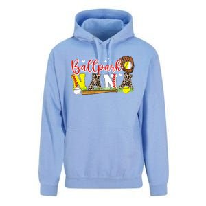 Ballpark Nana Softball Baseball Nana Of Ballers Funny Gift Unisex Surf Hoodie