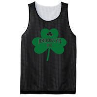 Brooklyn NYC Saint Patrick's Day Gift Mesh Reversible Basketball Jersey Tank