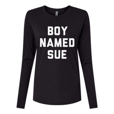 Boy Named Sue Tank Country Music Festival Classic Country Womens Cotton Relaxed Long Sleeve T-Shirt