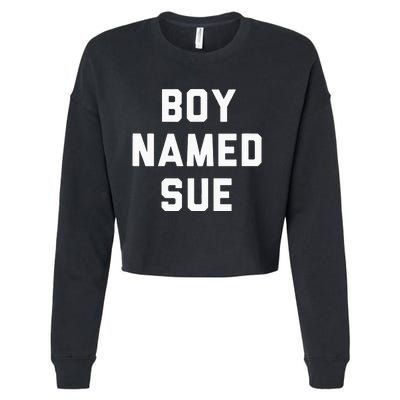 Boy Named Sue Tank Country Music Festival Classic Country Cropped Pullover Crew