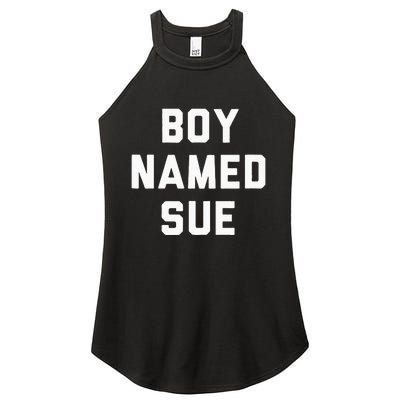 Boy Named Sue Tank Country Music Festival Classic Country Women's Perfect Tri Rocker Tank