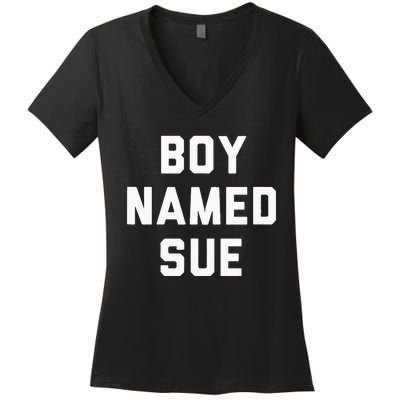 Boy Named Sue Tank Country Music Festival Classic Country Women's V-Neck T-Shirt