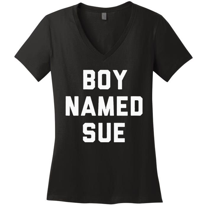 Boy Named Sue Tank Country Music Festival Classic Country Women's V-Neck T-Shirt